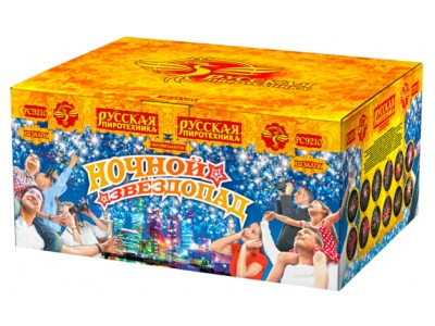 Ночной звездопад Комбинированный Фейерверк купить в Пензе | penza.salutsklad.ru