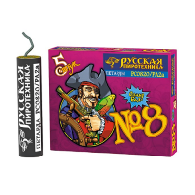 Петарда фитильная № 8 Петарды купить в Пензе | penza.salutsklad.ru