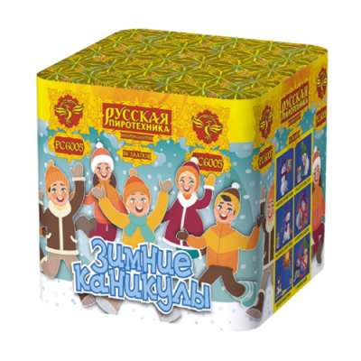 Зимние каникулы 36 Батарея салютов купить в Пензе | penza.salutsklad.ru