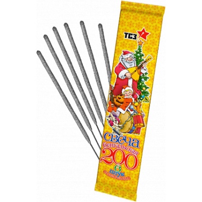 200 мм. Бенгальские огни купить в Пензе | penza.salutsklad.ru