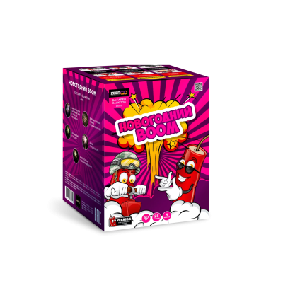 Новогодний BOOM Фейерверк купить в Пензе | penza.salutsklad.ru